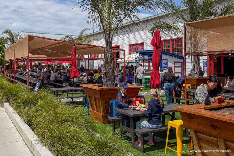 Beer garden in Alameda Point