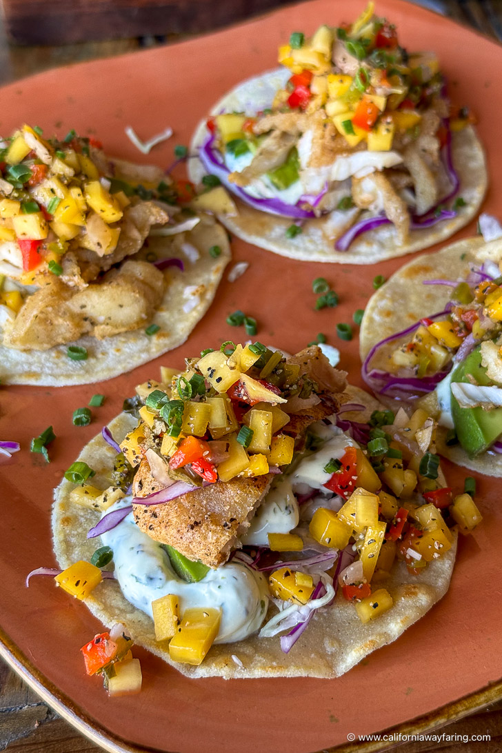 Mango Cod Tacos