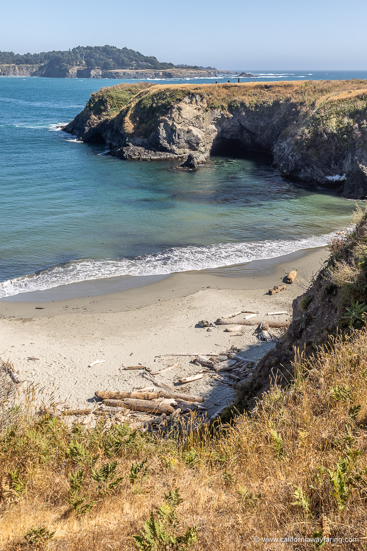Mendocino beach