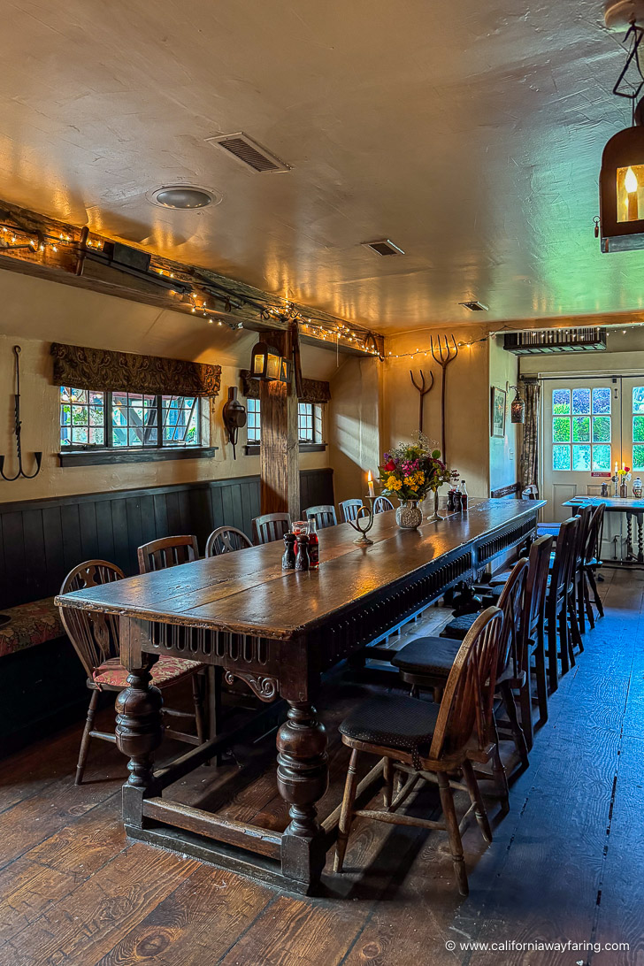 Muir Beach pub table