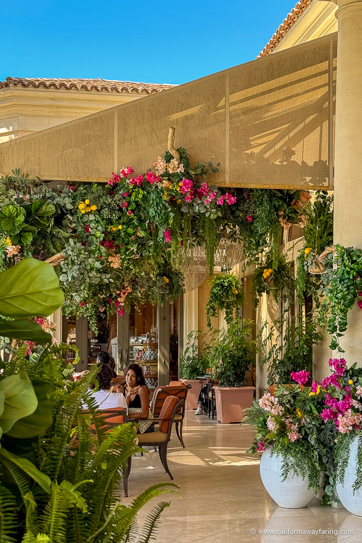Newport Beach hotel terrace