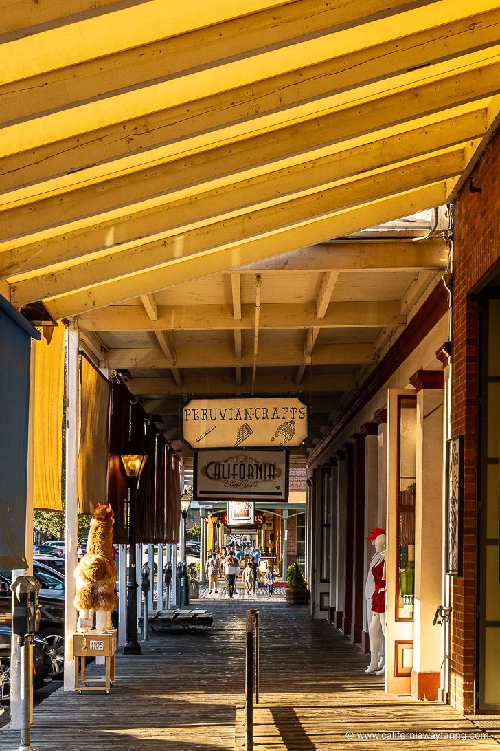 Old Sacramento shops
