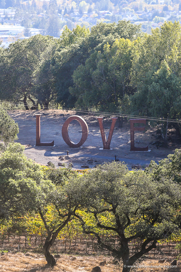 Santa Rosa winery sculpture