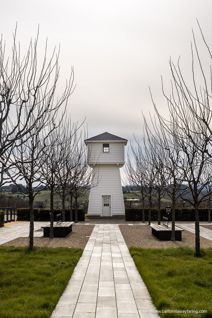 Sonoma County winery tower