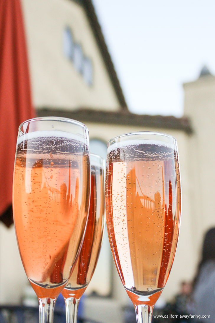 Sparkling wine in Carneros