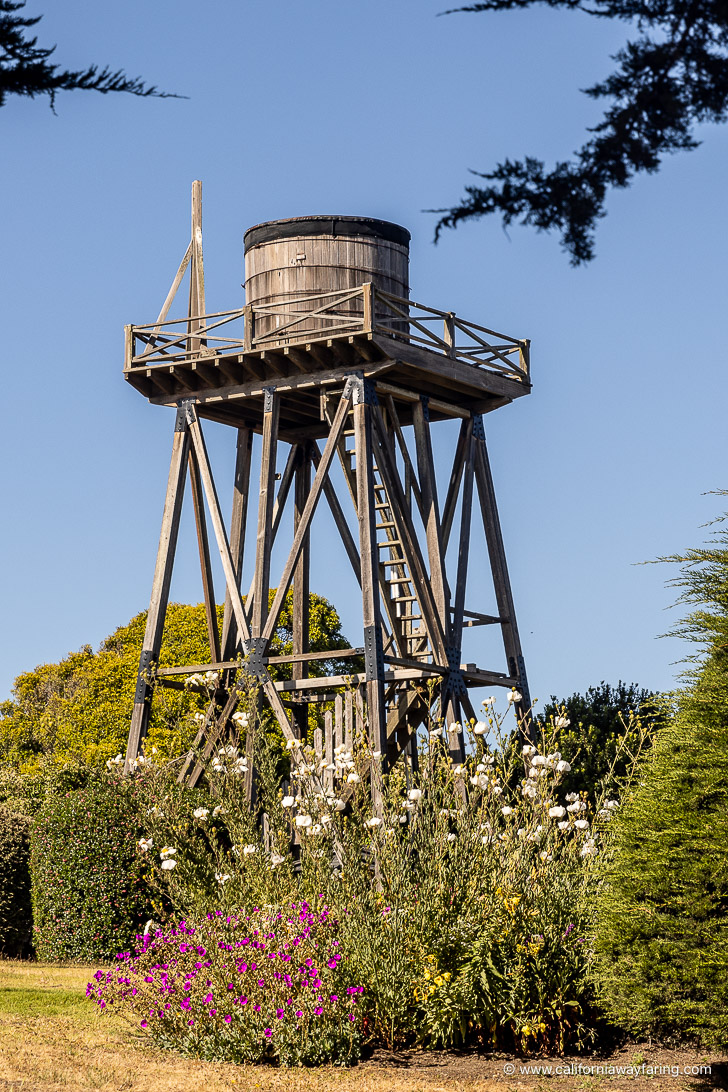 Water tower in Mendocino